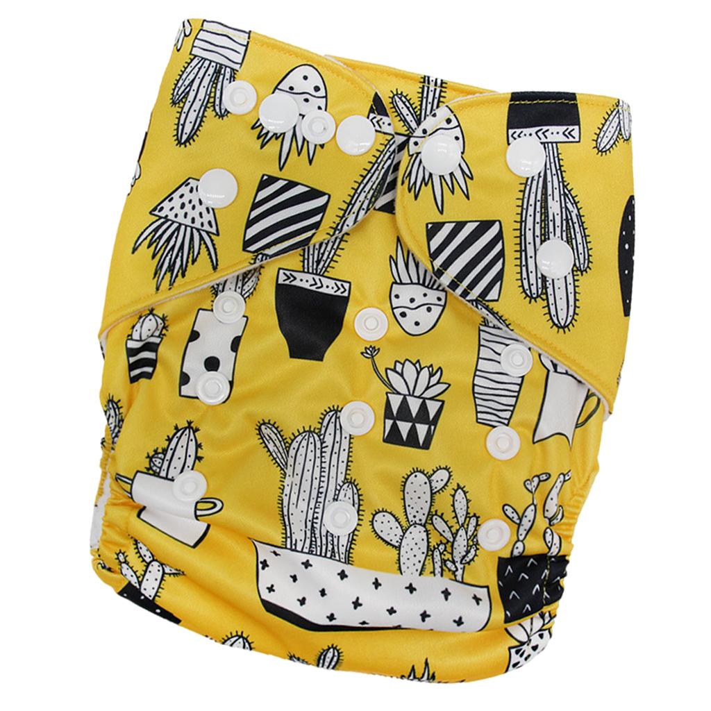 Reusable Baby Cloth Diaper Soft Washable for 3-15kg Babies Shower Gifts P9