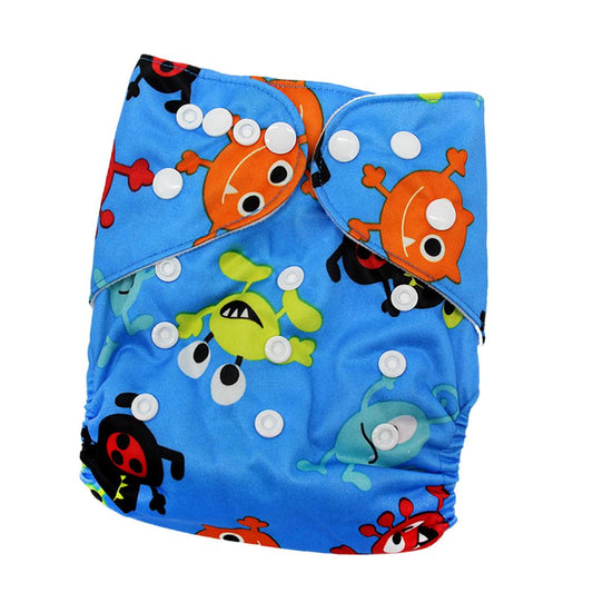 Reusable Baby Cloth Diaper Soft Washable for 3-15kg Babies Shower Gifts A79