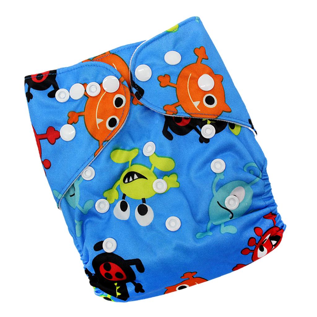 Reusable Baby Cloth Diaper Soft Washable for 3-15kg Babies Shower Gifts A79