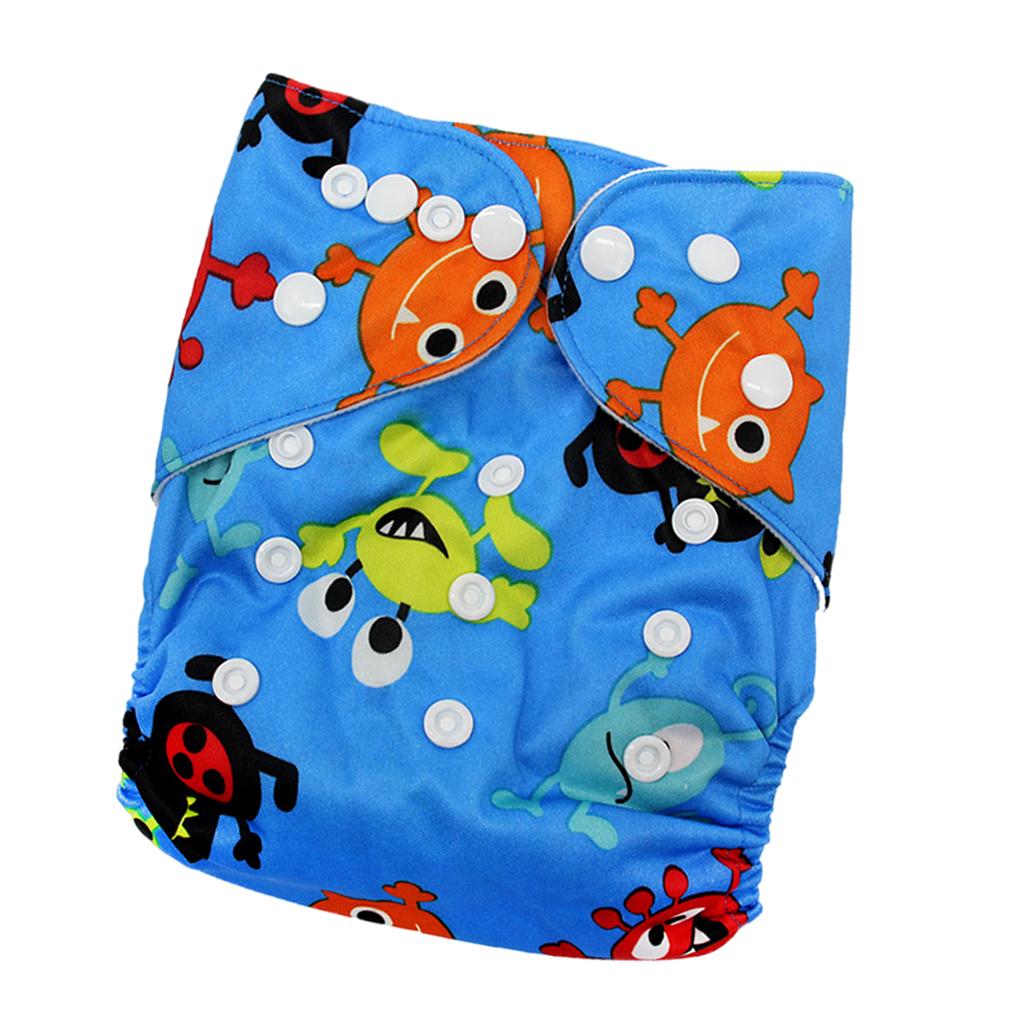 Reusable Baby Cloth Diaper Soft Washable for 3-15kg Babies Shower Gifts A79