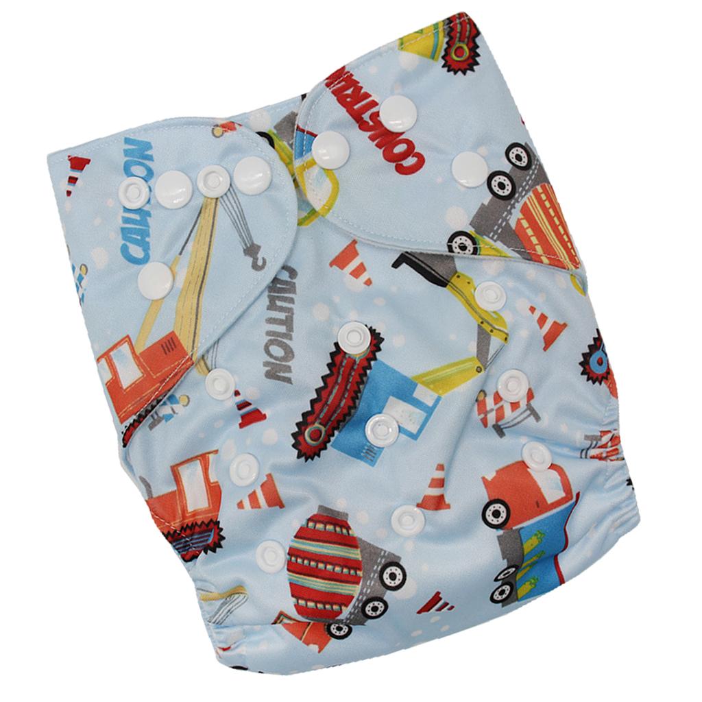 Reusable Baby Cloth Diaper Soft Washable for 3-15kg Babies Shower Gifts A103