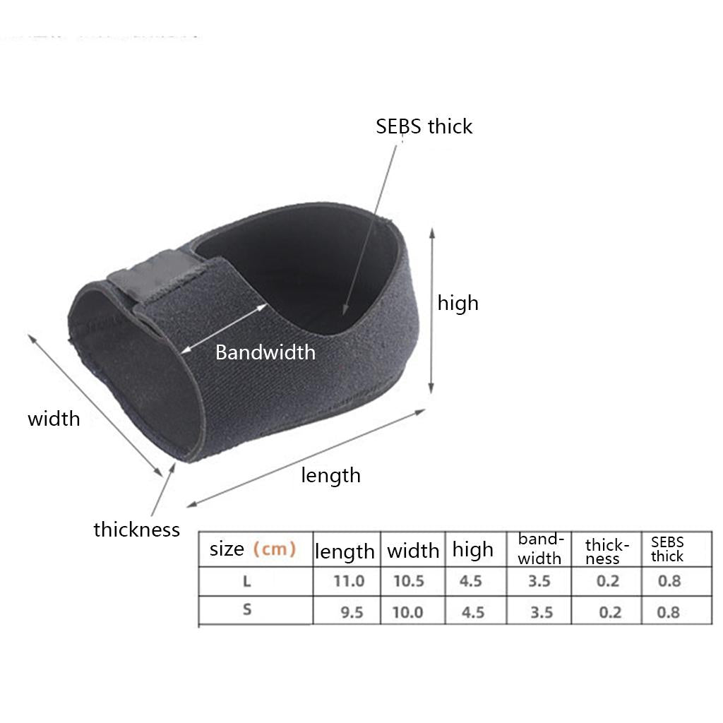 Orthotic Shoe Insoles Flat Feet High Arch Support Plantar Fasciitis Black L