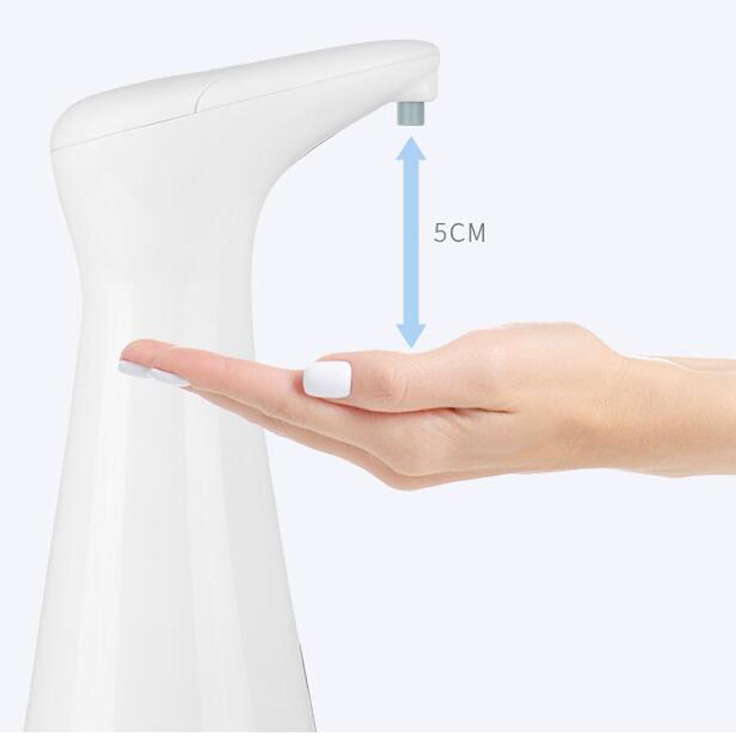 Automatic Foam Soap Dispenser Touchless Sanitizer Hands-Free IR Sensor White