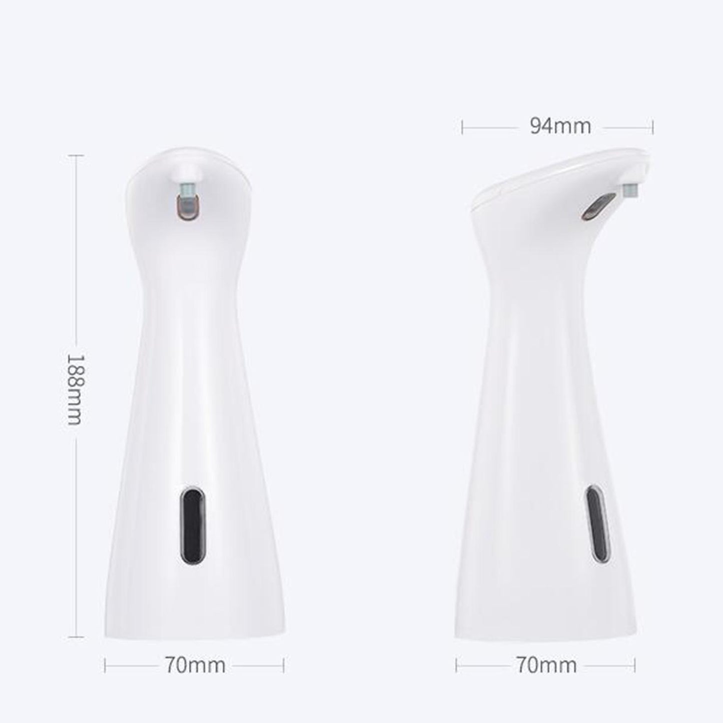 Automatic Foam Soap Dispenser Touchless Sanitizer Hands-Free IR Sensor White