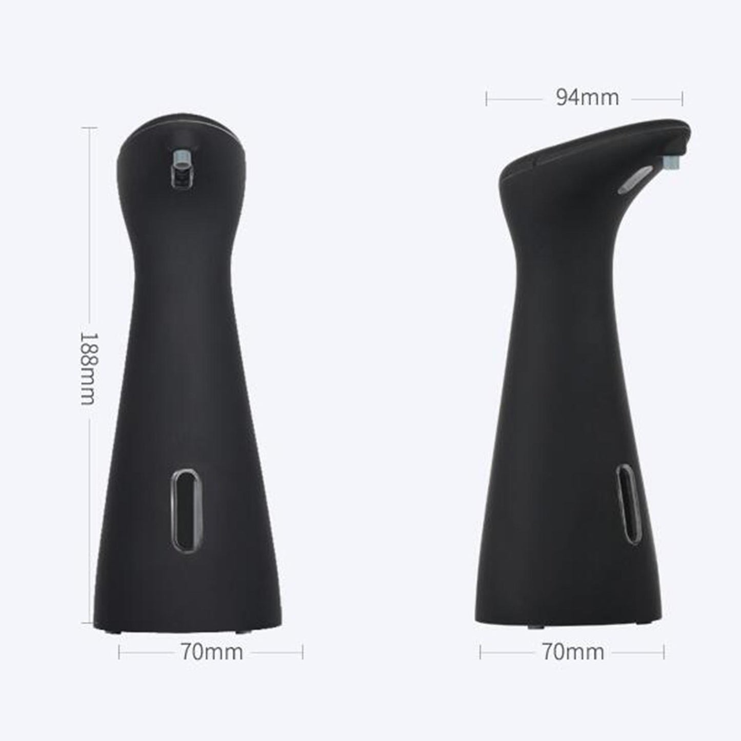 Automatic Foam Soap Dispenser Touchless Sanitizer Hands-Free IR Sensor Black