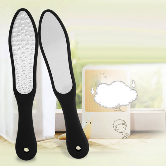 Dual Sided Foot File Washable 430 Stainless Steel for Dead Skin Exfoliating