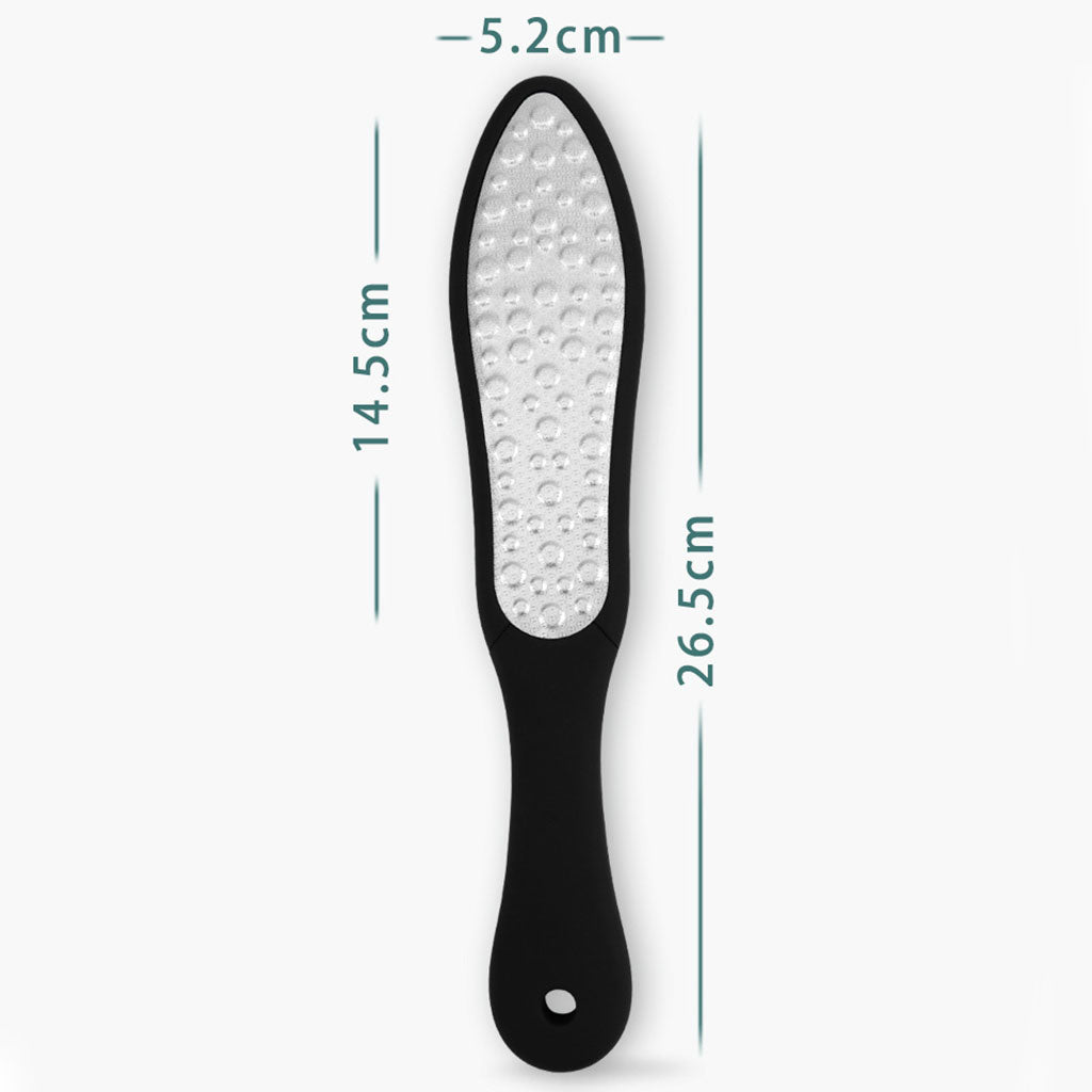 Dual Sided Foot File Washable 430 Stainless Steel for Dead Skin Exfoliating