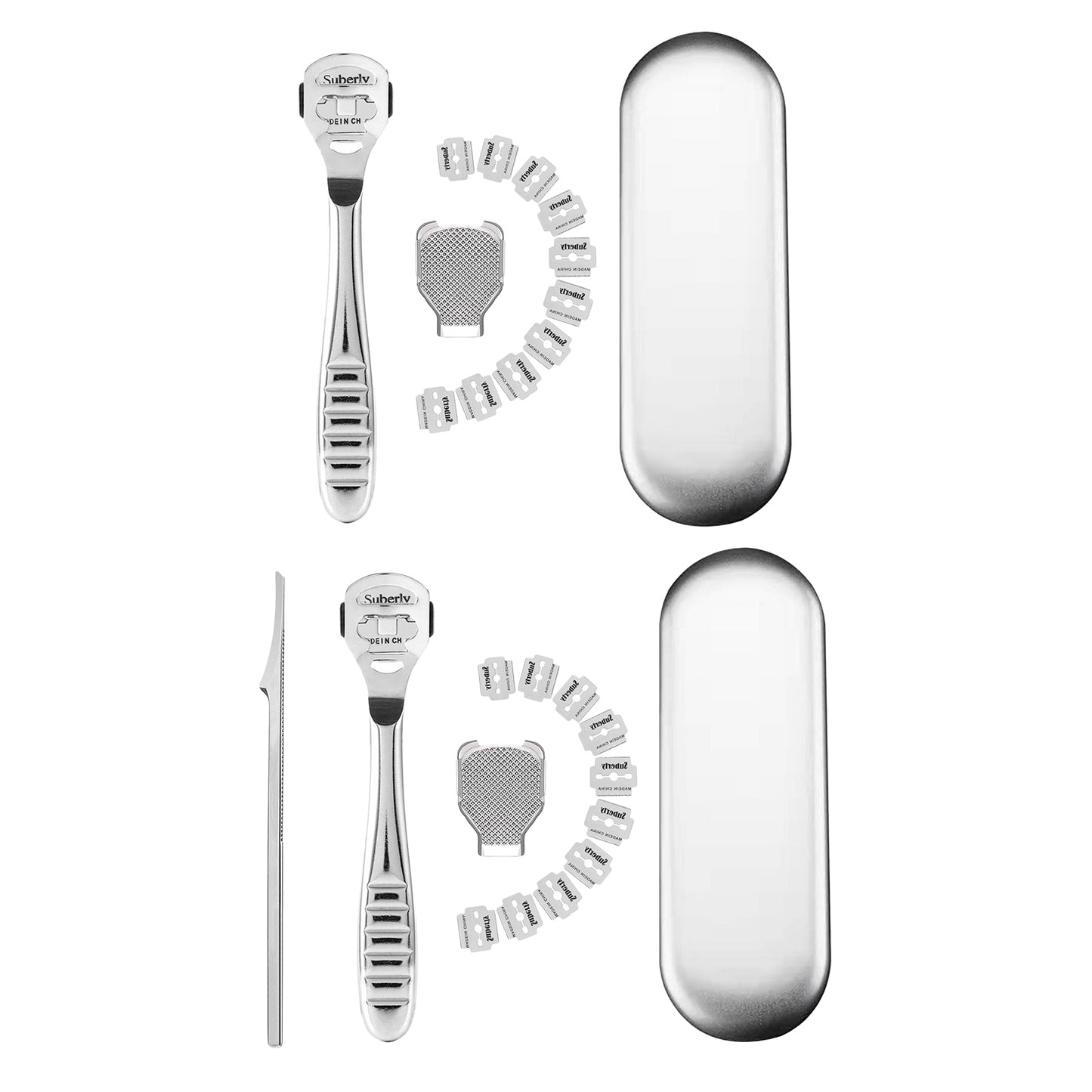 Dead Skin Remover Portable Exfoliation Foot Rasp Set for Solon  3 Piece
