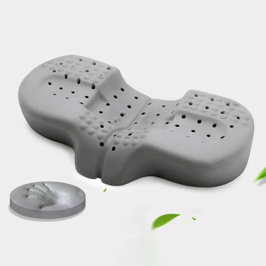 Memory Foam Cervical Pillow Neck Contour Bed Pillows Grey A
