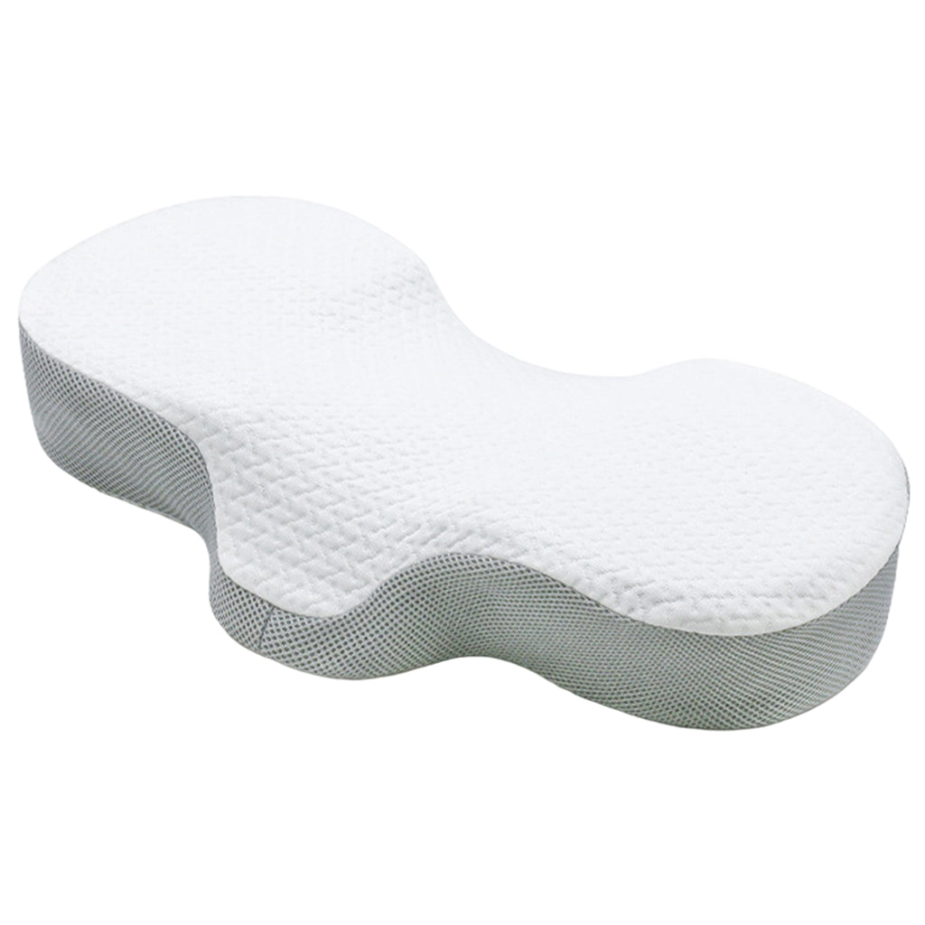 Memory Foam Cervical Pillow Neck Contour Bed Pillows Grey A
