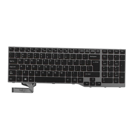 Slim Laptop Keyboard for Fujitsu Lifebook E753 E754 E756 E557 US Layout