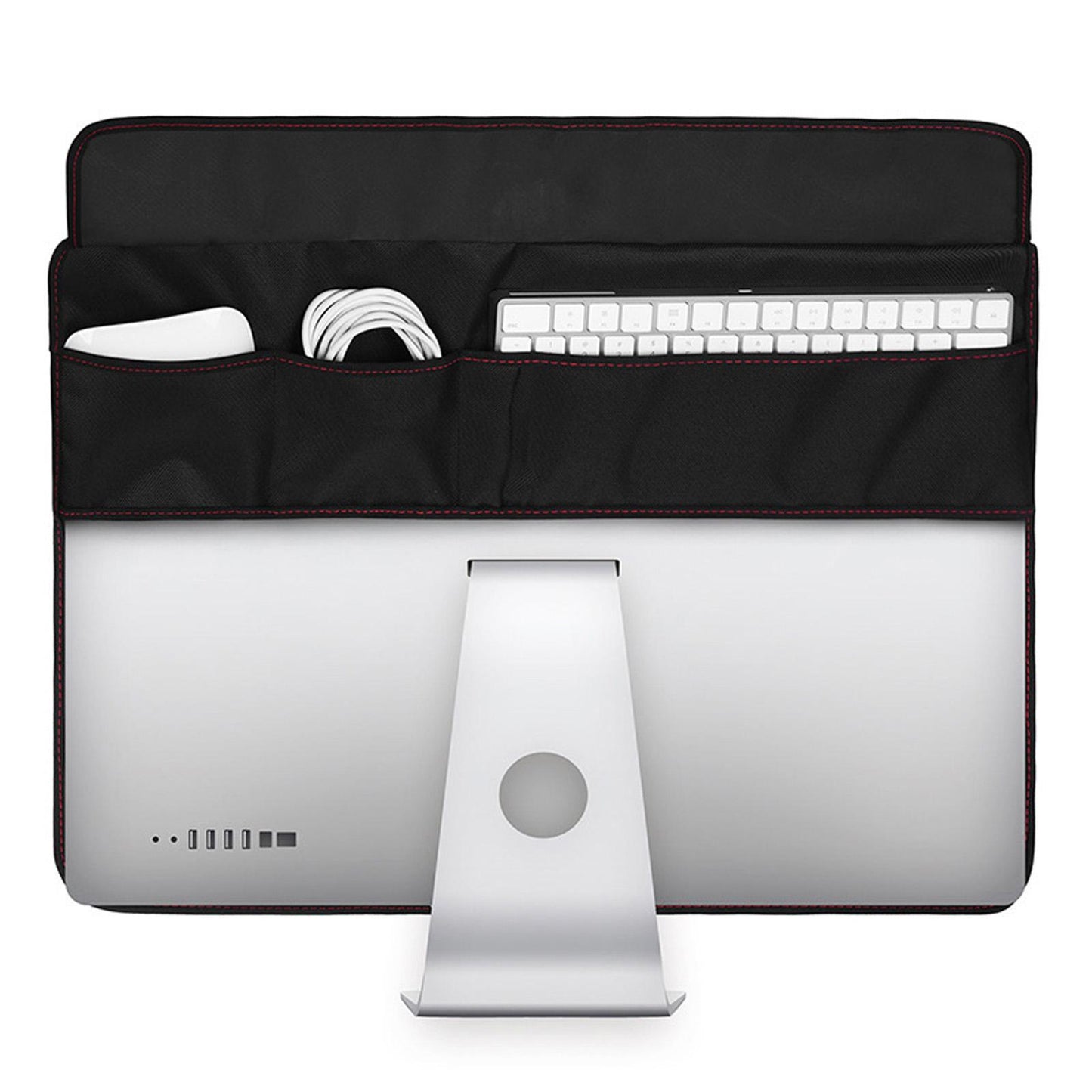 PC Dustproof Cover PU Leather Dust Cover for iMac Screen For 27 inch