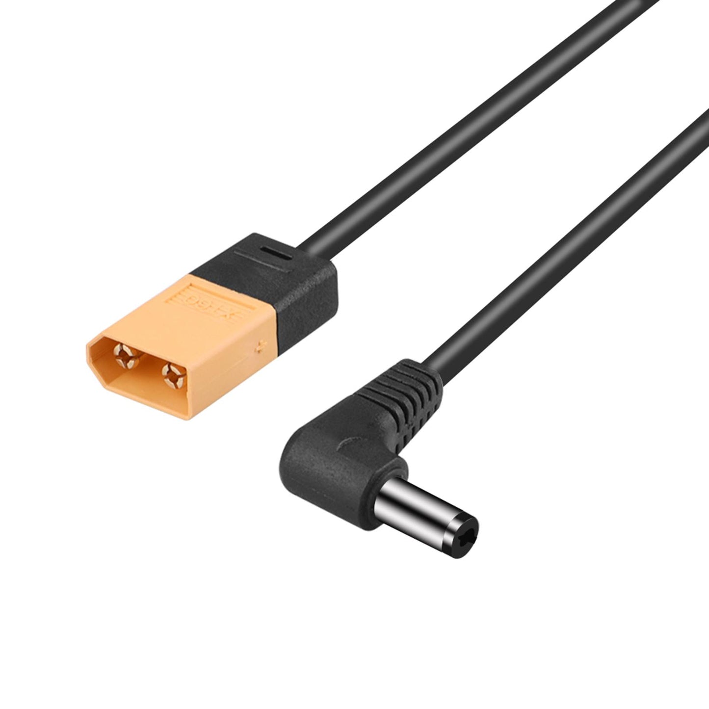 XT60 Male Bullet Connector to Male DC 5.5x2.5mm DC5525 TPE Power Cable