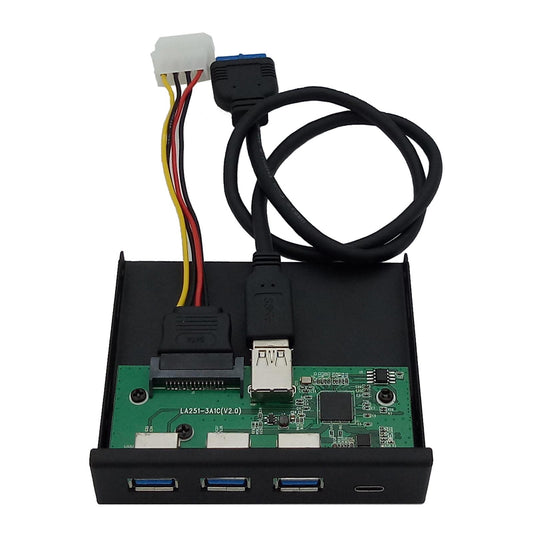 Multi-Port PC Front Panel Internal USB3.0 Type-C Hub Expansion Board