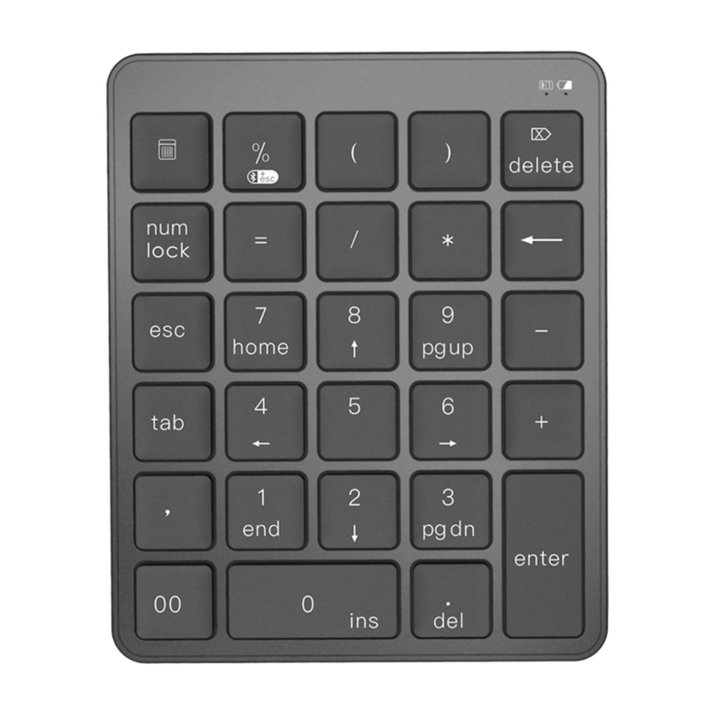 Wireless Bluetooth Number Pad Numeric Keypad 28 Key Digita Keyboard for PC