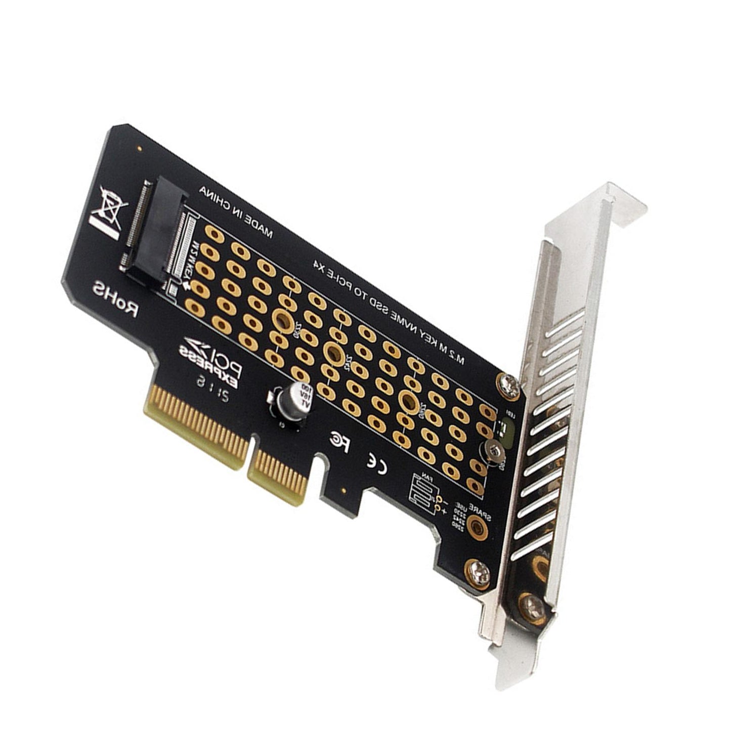 PCI-E To M2 Nvme Adapter PCI-E X4x8x16 Slot Converter Card full height