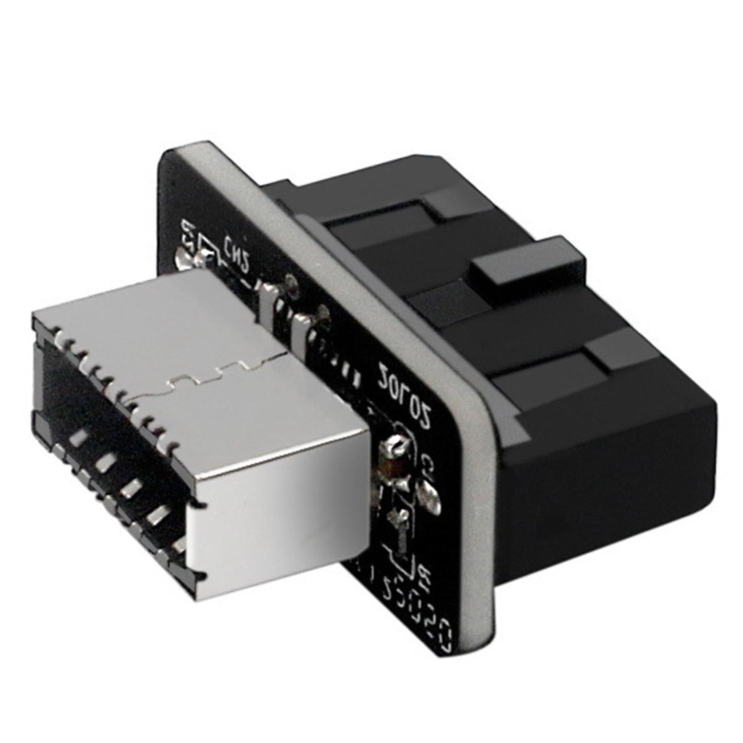 Vertical USB 3.0 19P 20P To Type E Adapter Converter for Motherboard