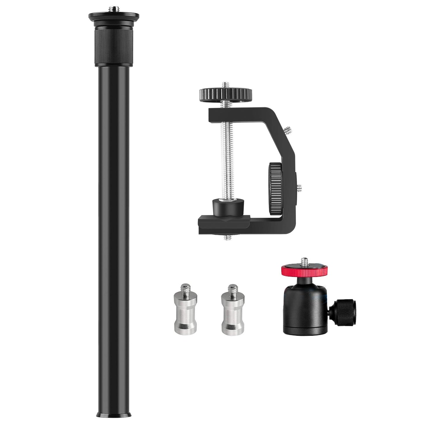 Table Desk Camera Clamp Mount w/1/4 Screw for DSLR Camcorder with Ball Head"