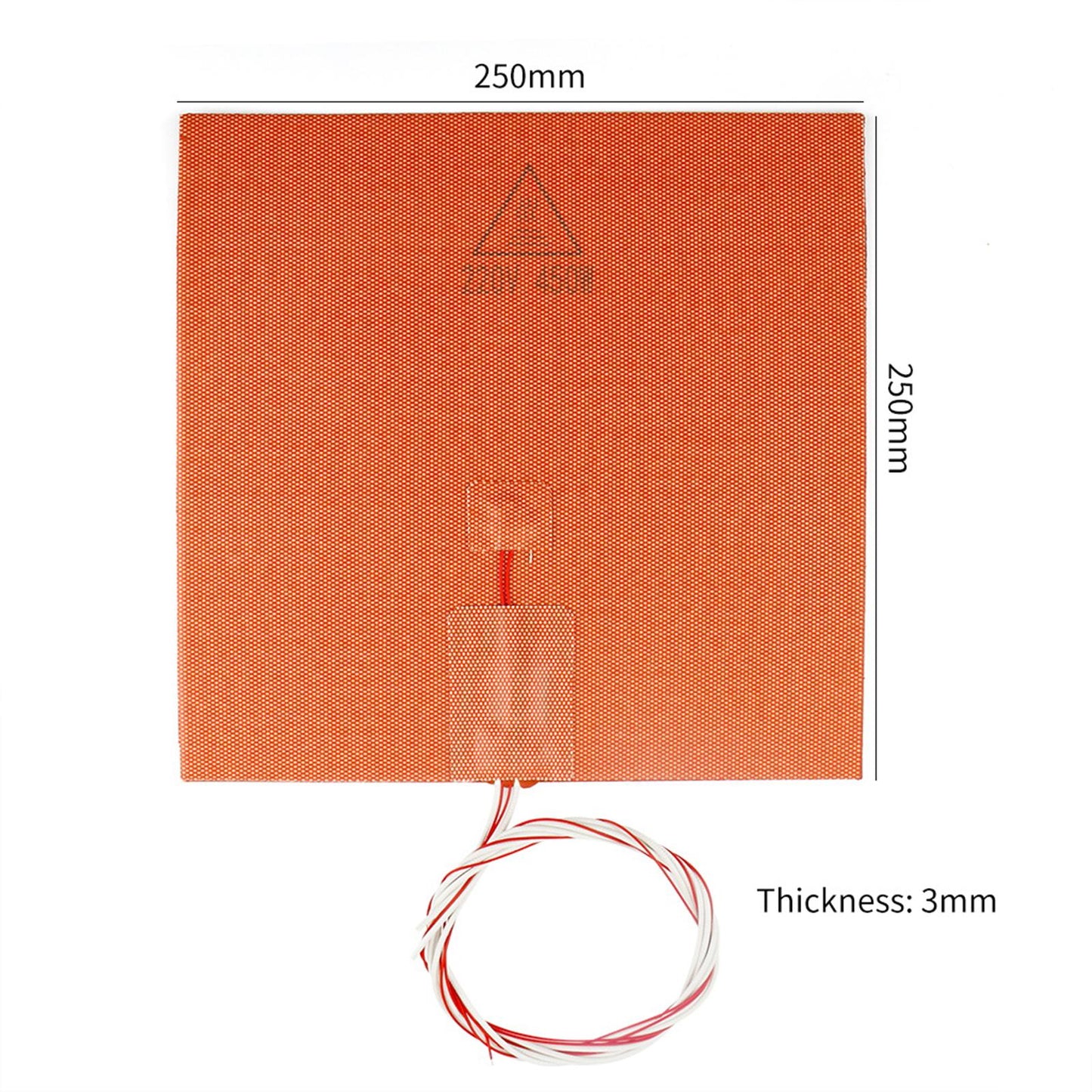 3D Printer Silicone Heater Heatbed 450W 220V 250x250mm