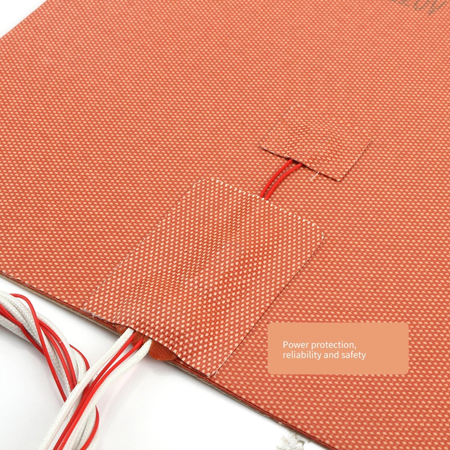 Silicone Heater Pad NTC 100K Thermistor 330x330mmx3mm for Voron 2 3D Printer