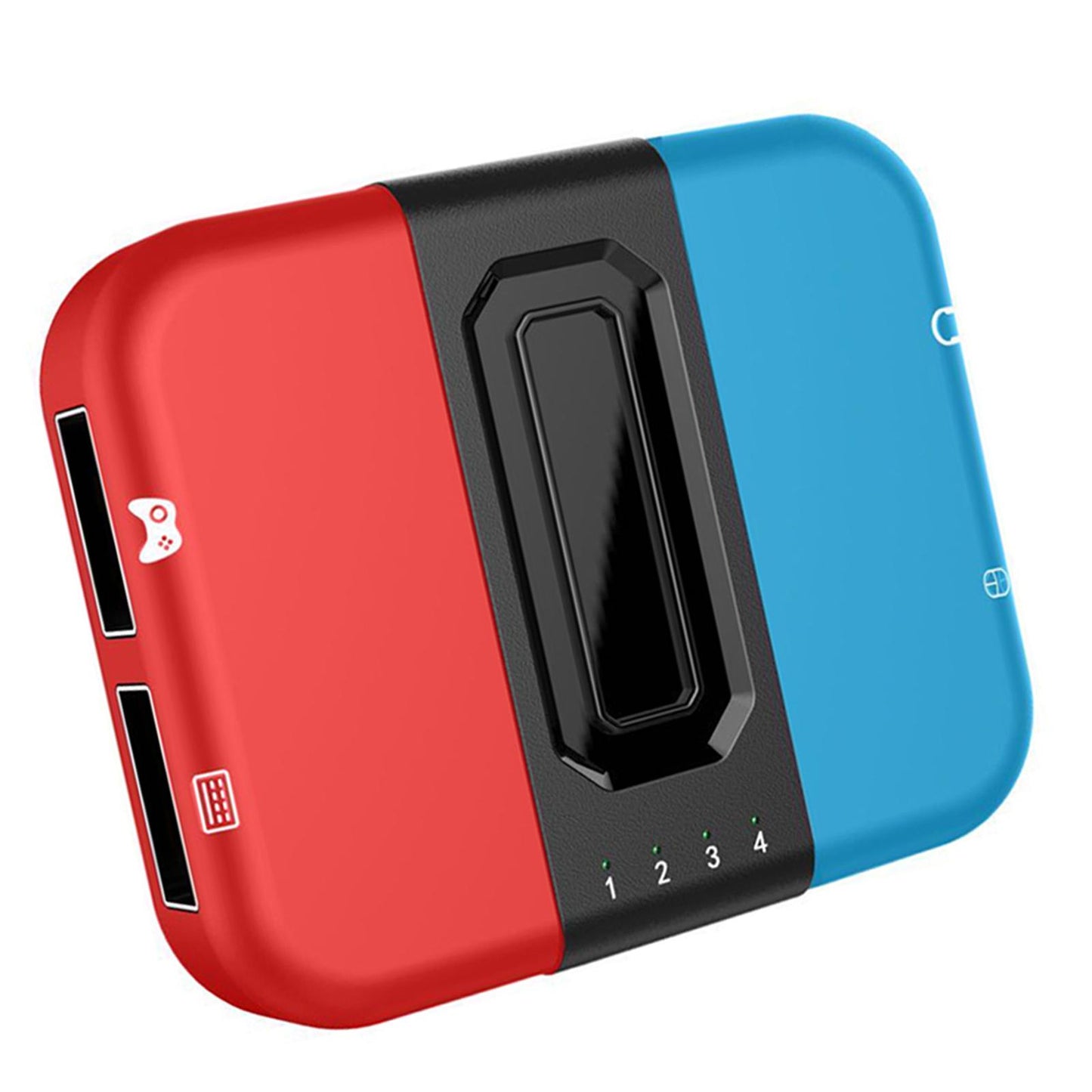 Keyboard and Mouse Adapter for N-Switch USB Keyboard Support 3.5mm Headset Red Blue