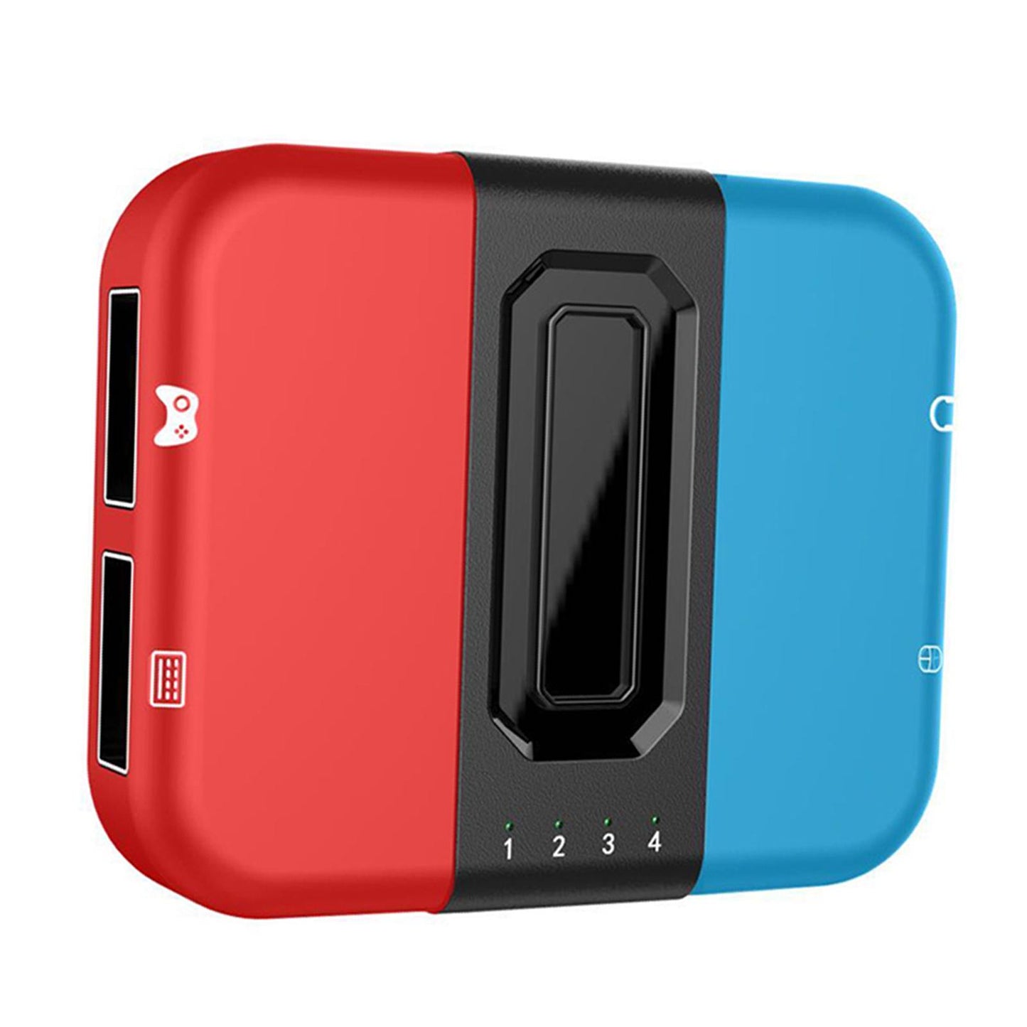 Keyboard and Mouse Adapter for N-Switch USB Keyboard Support 3.5mm Headset Red Blue