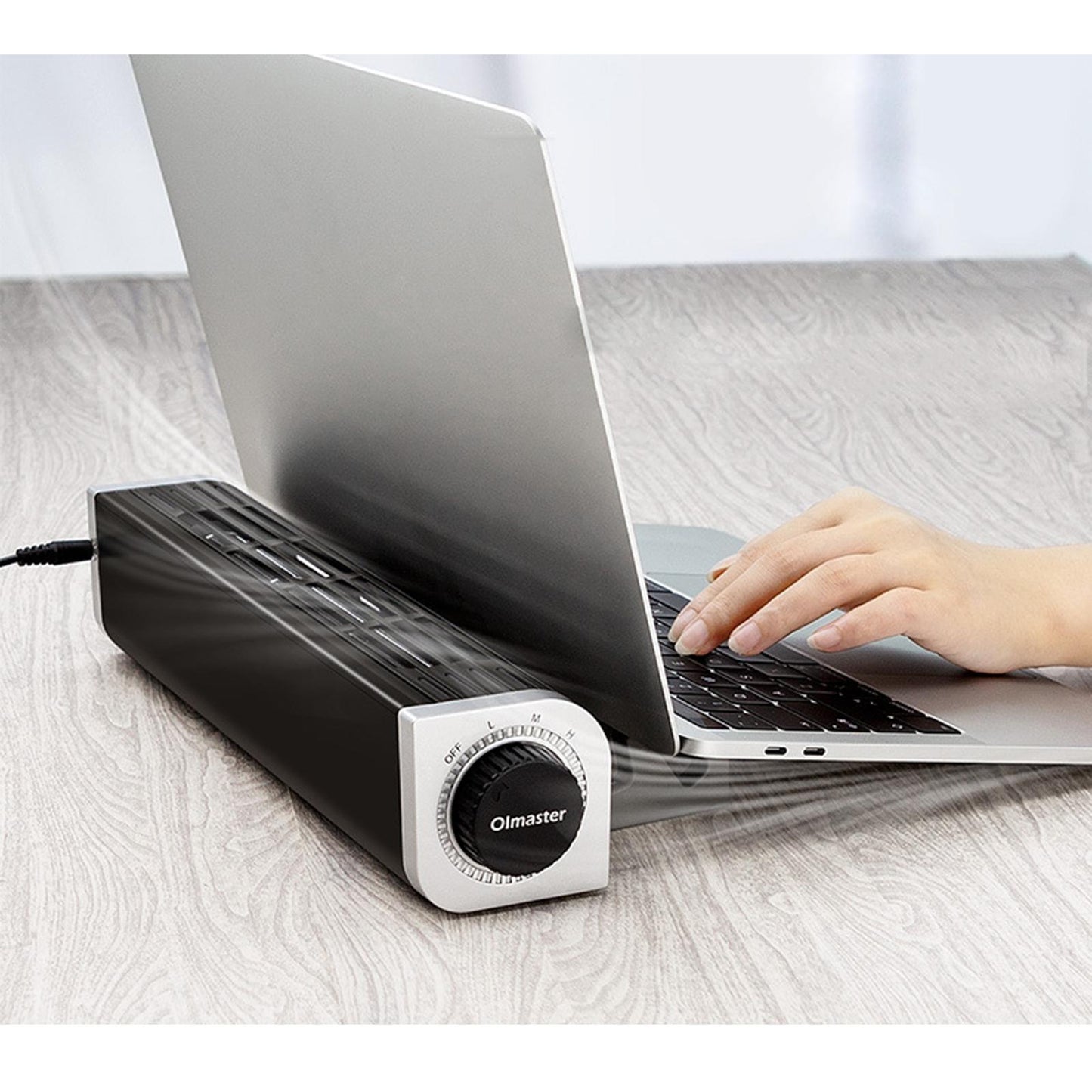 Portable USB Laptop Cooler Strong Wind for Gaming Tablet Rectangle RGB 630g