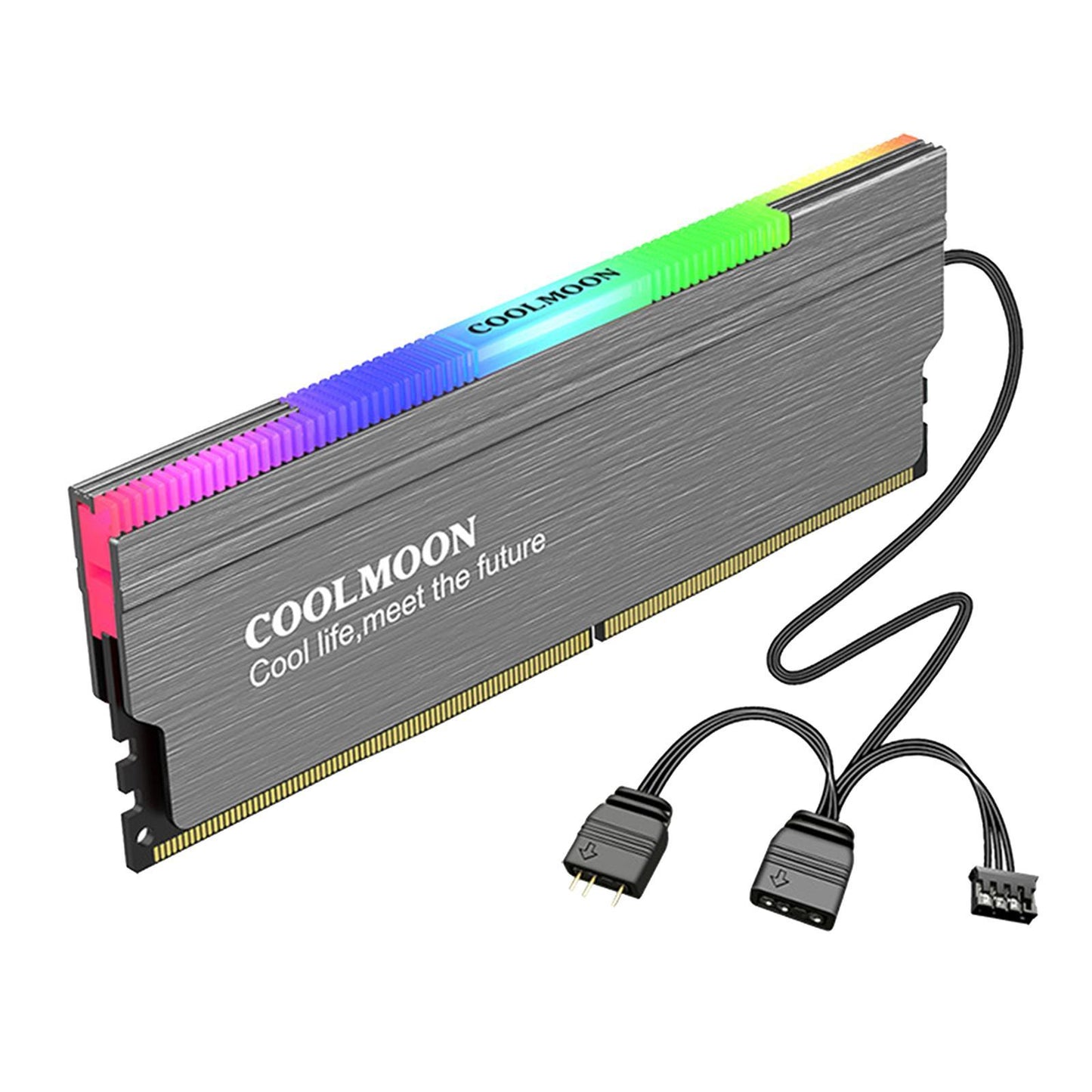 Heatsink Radiator for RAM DDR3 DDR4 Memory Cooler Heat Sink Desktop Gray