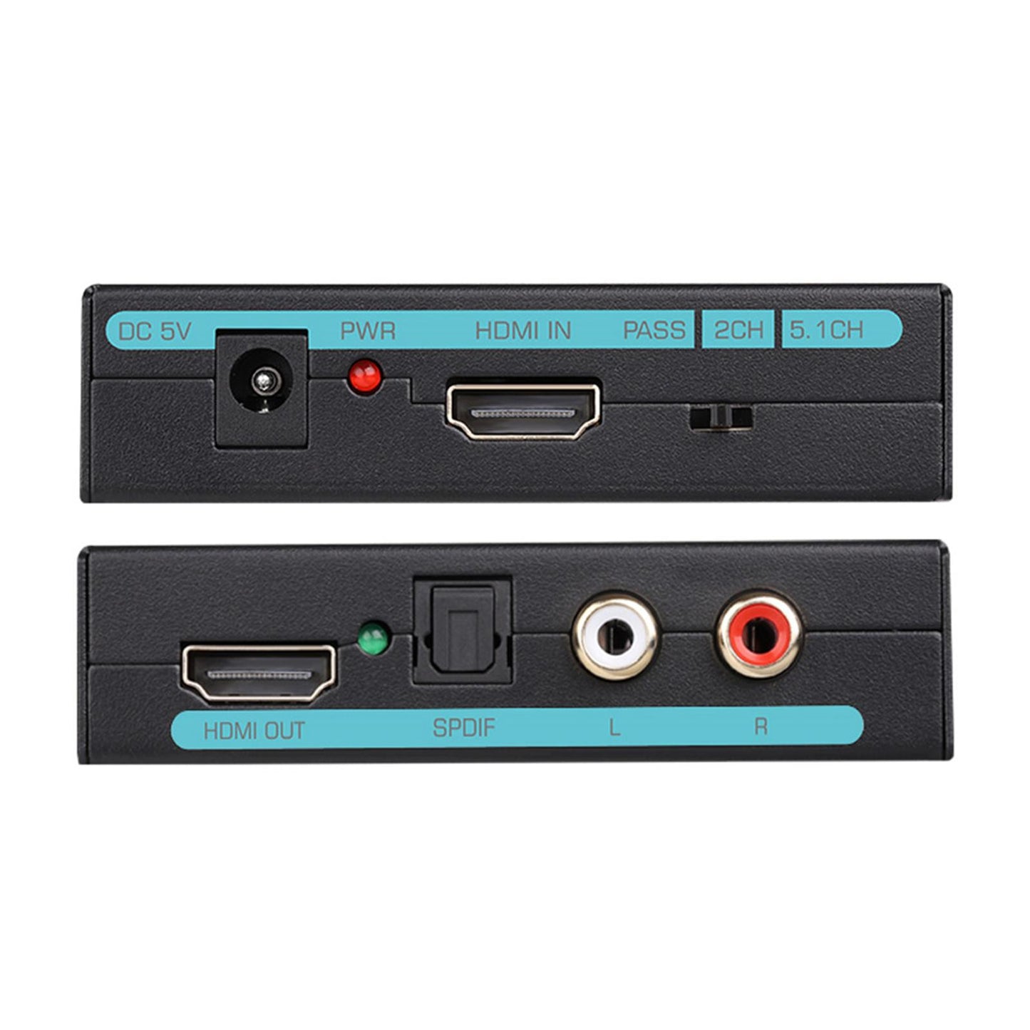 4K HD HDMI 2.0 HDCP 2.2 Audio Extractor Splitter Adapter Converter