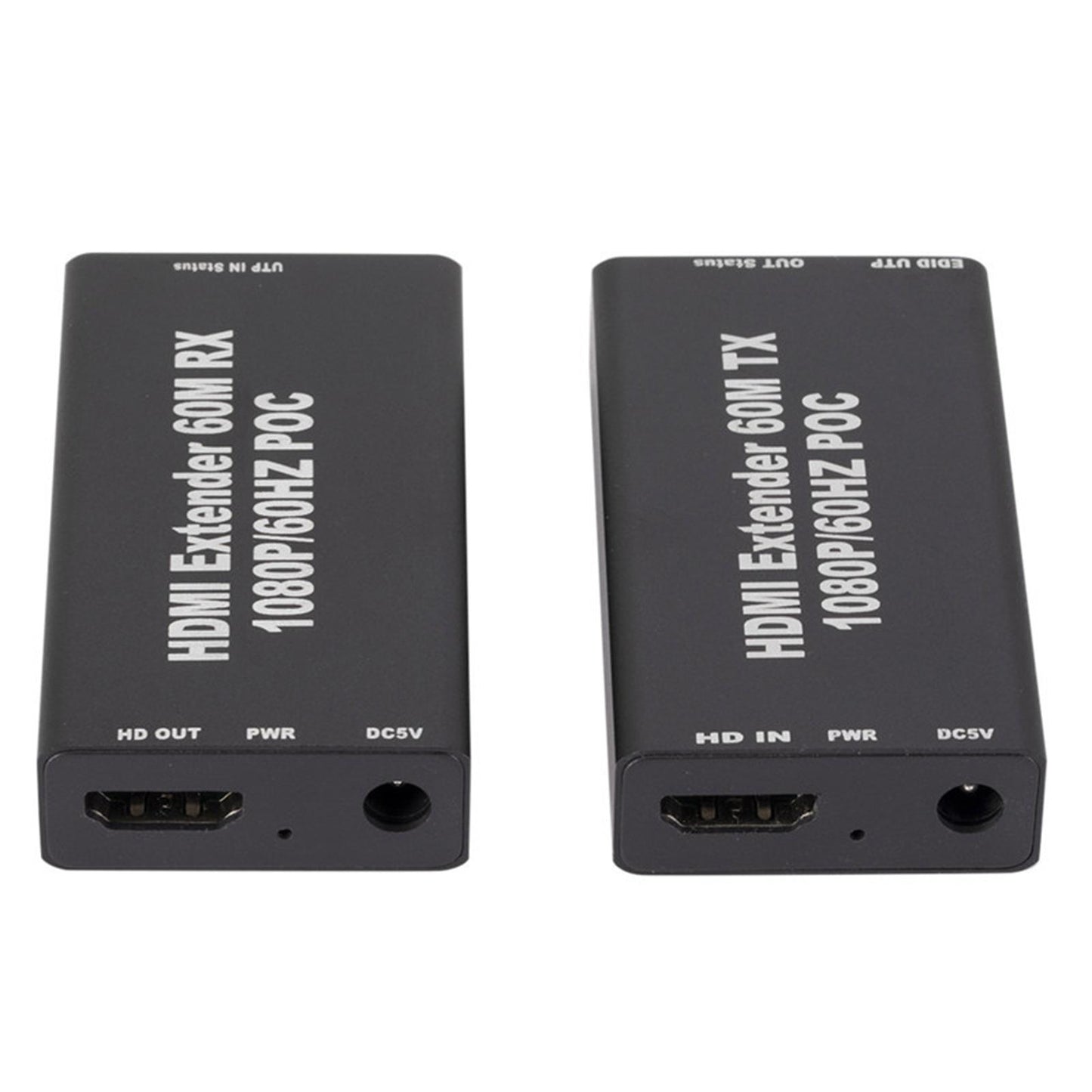 HDMI Extender Balun with IR Over Single CAT5e or CAT6 60M  USB power supply