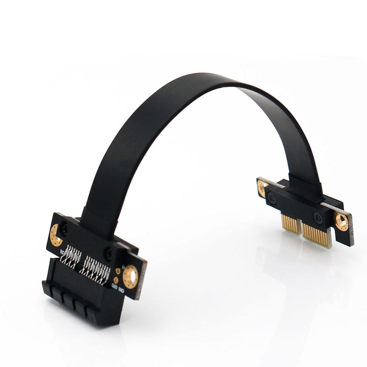PCI-e PCI Express 36PIN 1X Extension cable Extender 180 Degree 20cm
