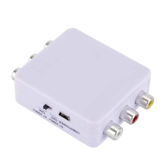 Analog Audio to RF Radio Component Converter RCA to HDMI for HD TV /PC