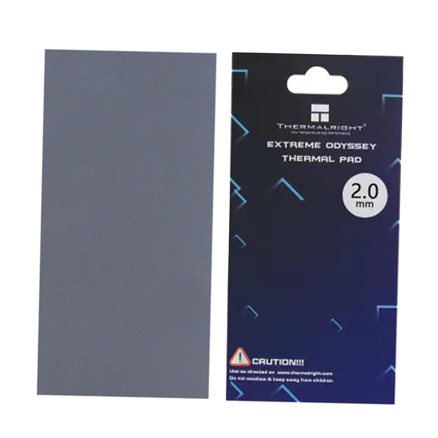 Silicone Thermal Pad 12.8 W/mK Heat Resistance Simple for PC Laptop Heatsink 2.0mm