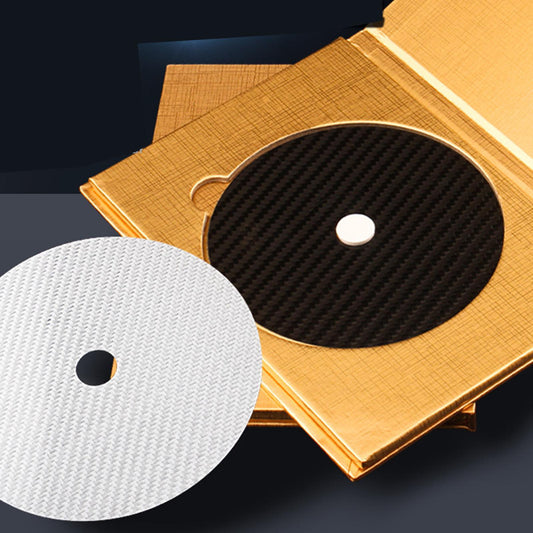 CD Stabilizer Tuning Mat HIFI Buffer Pads DVD Disc Up Tray  Black