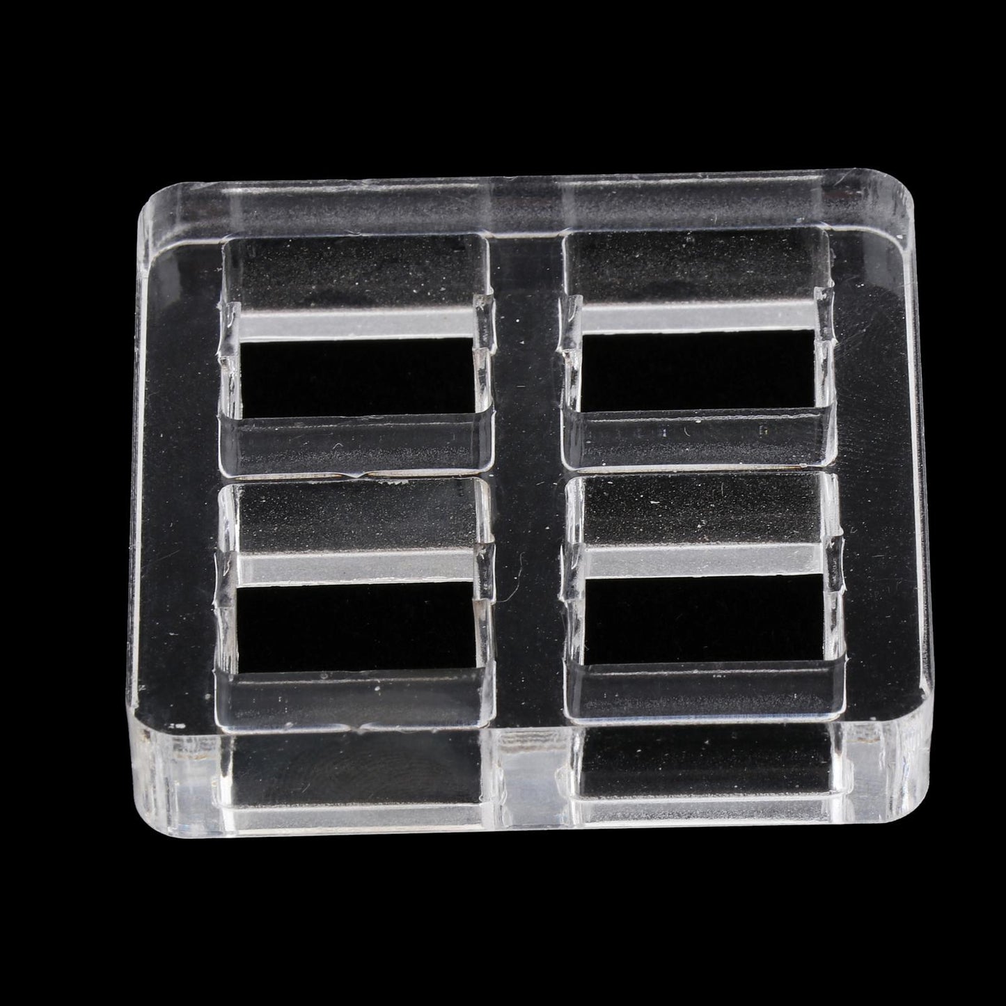 Clear Switch Tester Base Acrylic Plate for Cherry Mx Switch 2x2 board
