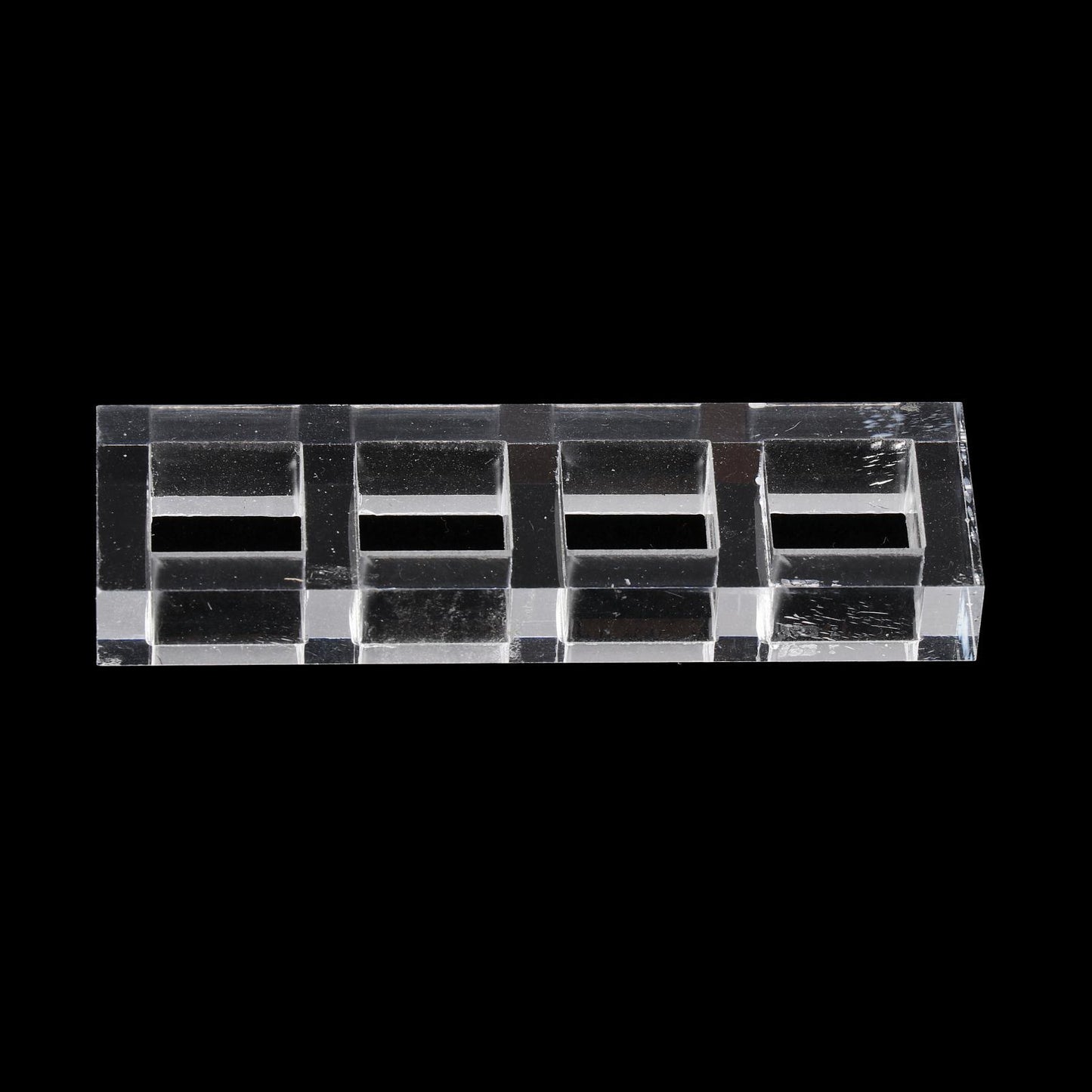 Clear Switch Tester Base Acrylic Plate for Cherry Mx Switch 1x4 board