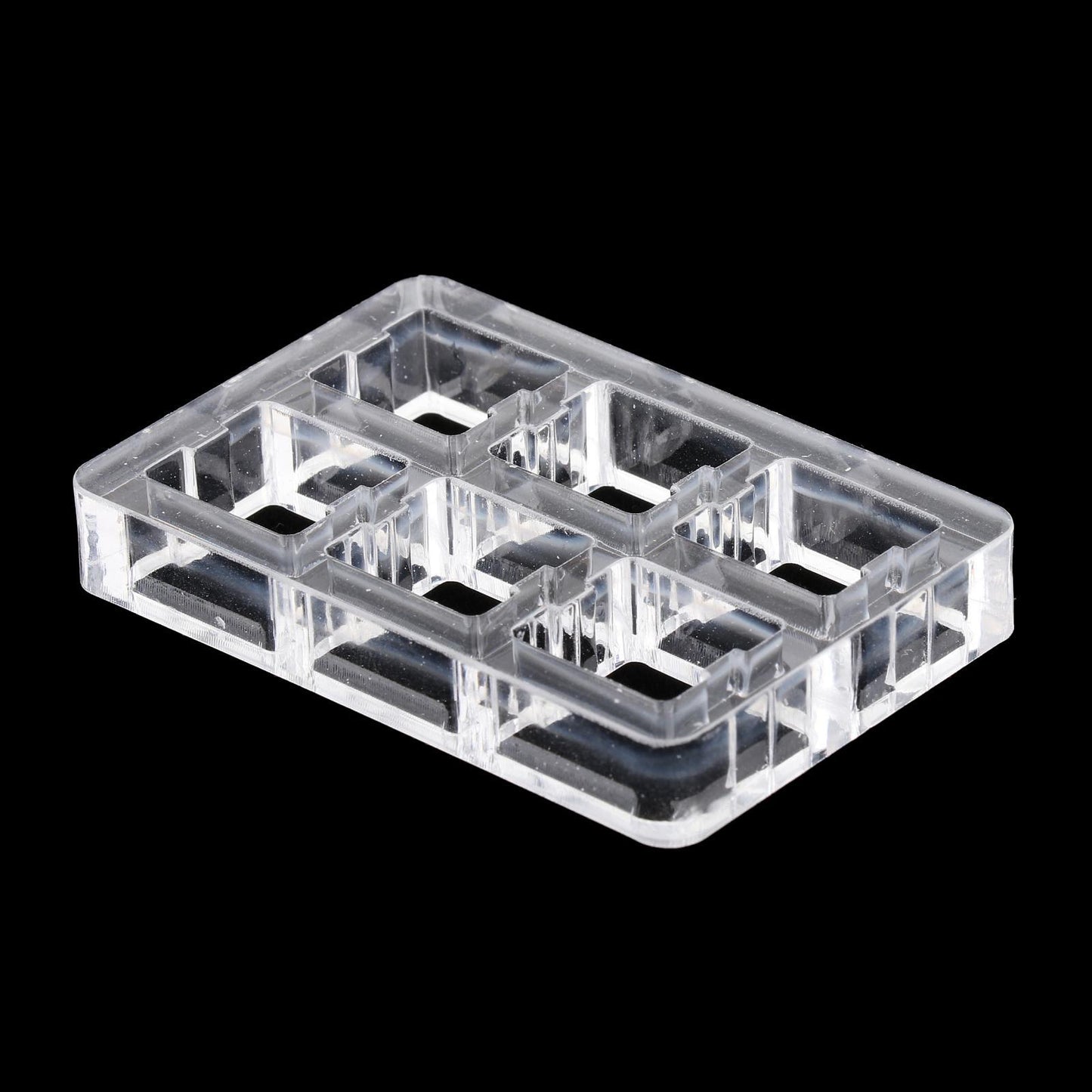 Clear Switch Tester Base Acrylic Plate for Cherry Mx Switch 2x3 board