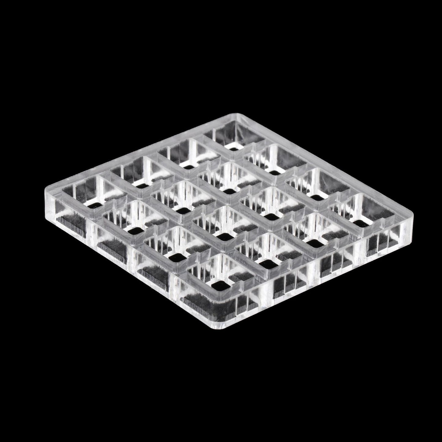 Clear Switch Tester Base Acrylic Plate for Cherry Mx Switch 4x4 board