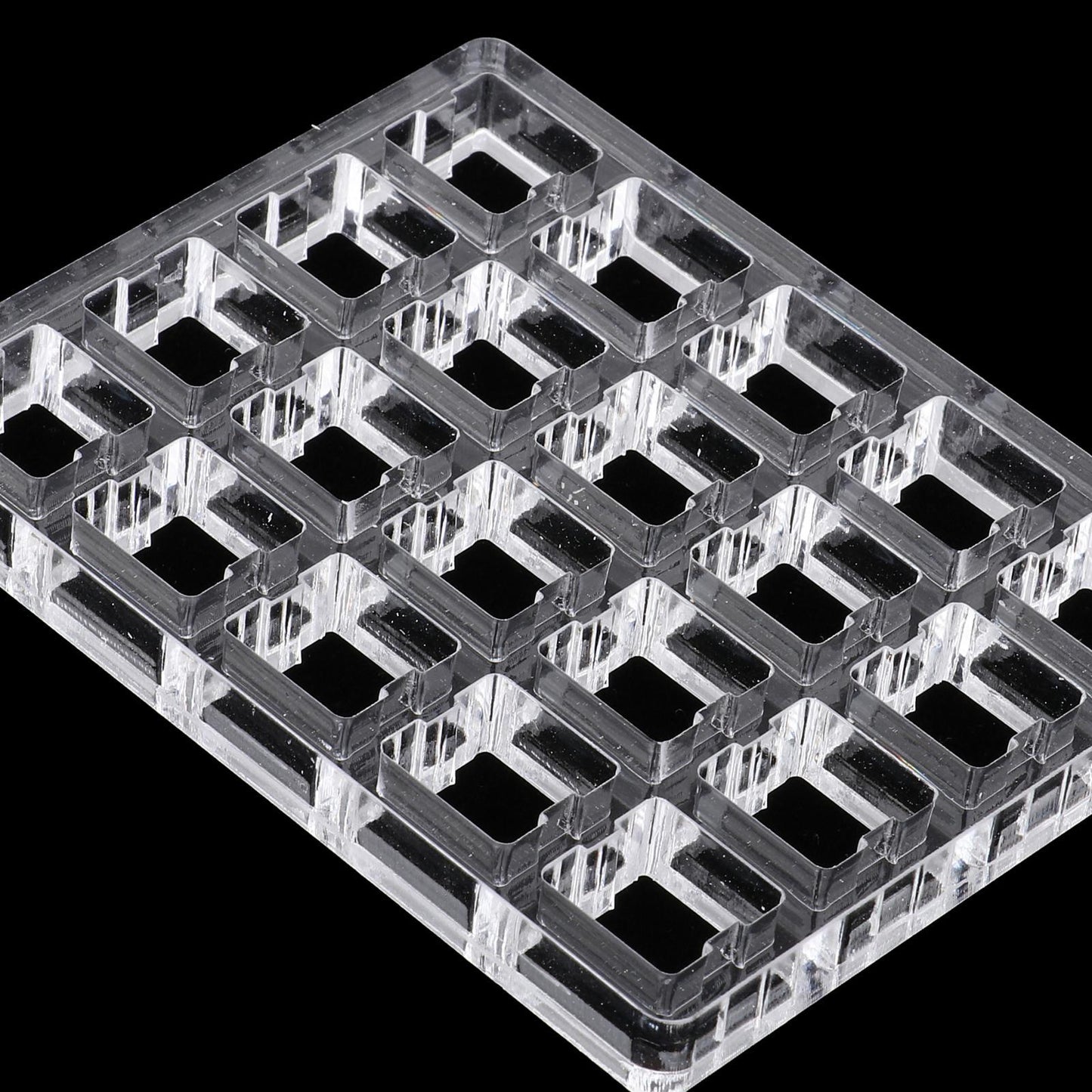 Clear Switch Tester Base Acrylic Plate for Cherry Mx Switch 4x5 board