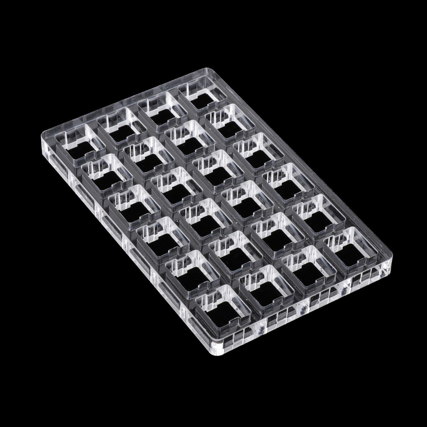 Clear Switch Tester Base Acrylic Plate for Cherry Mx Switch 4x6 board