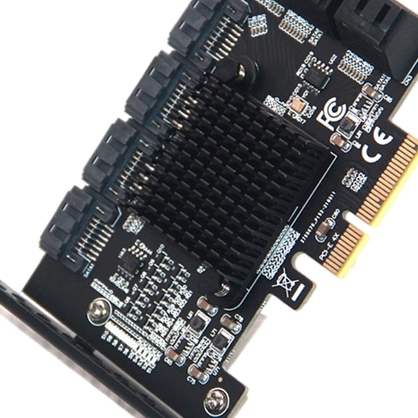 1x PCIE to 6Gbps SATA 10Port SATA 3.0 PCI-Express Expansion Card Adapter