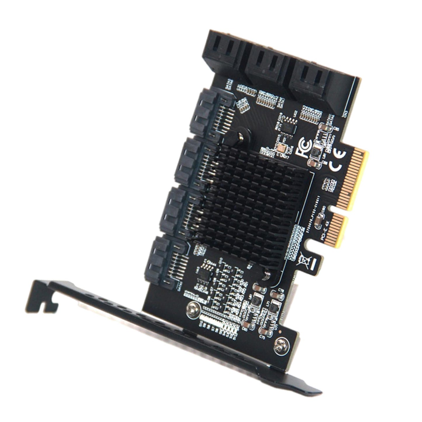 1x PCIE to 6Gbps SATA 10Port SATA 3.0 PCI-Express Expansion Card Adapter