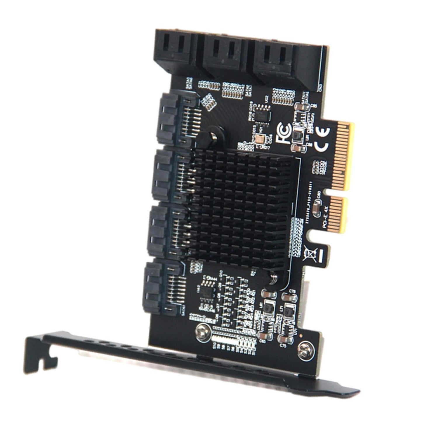 1x PCIE to 6Gbps SATA 10Port SATA 3.0 PCI-Express Expansion Card Adapter