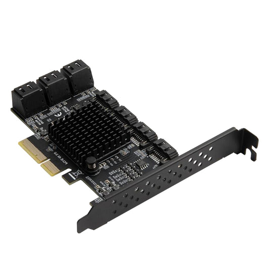 PCIE 4X to SATA3.0 Expansion Card Adapter As System Disk for Windows JMB5xx