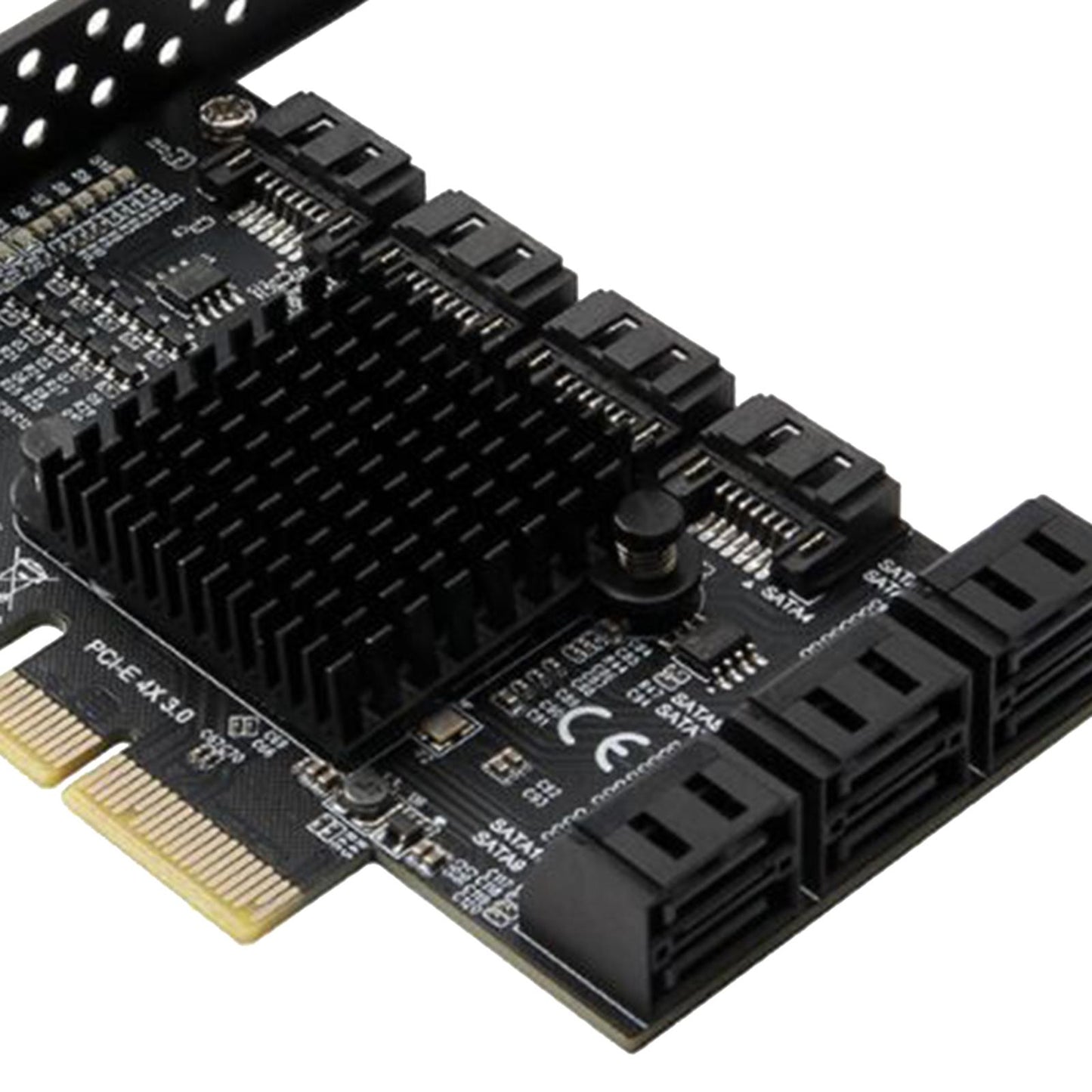 PCIE 4X to SATA3.0 Expansion Card Adapter As System Disk for Windows JMB5xx