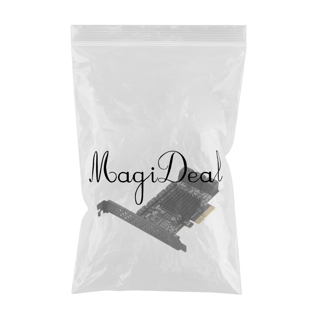 PCIE 4X to SATA3.0 Expansion Card Adapter As System Disk for Windows JMB5xx