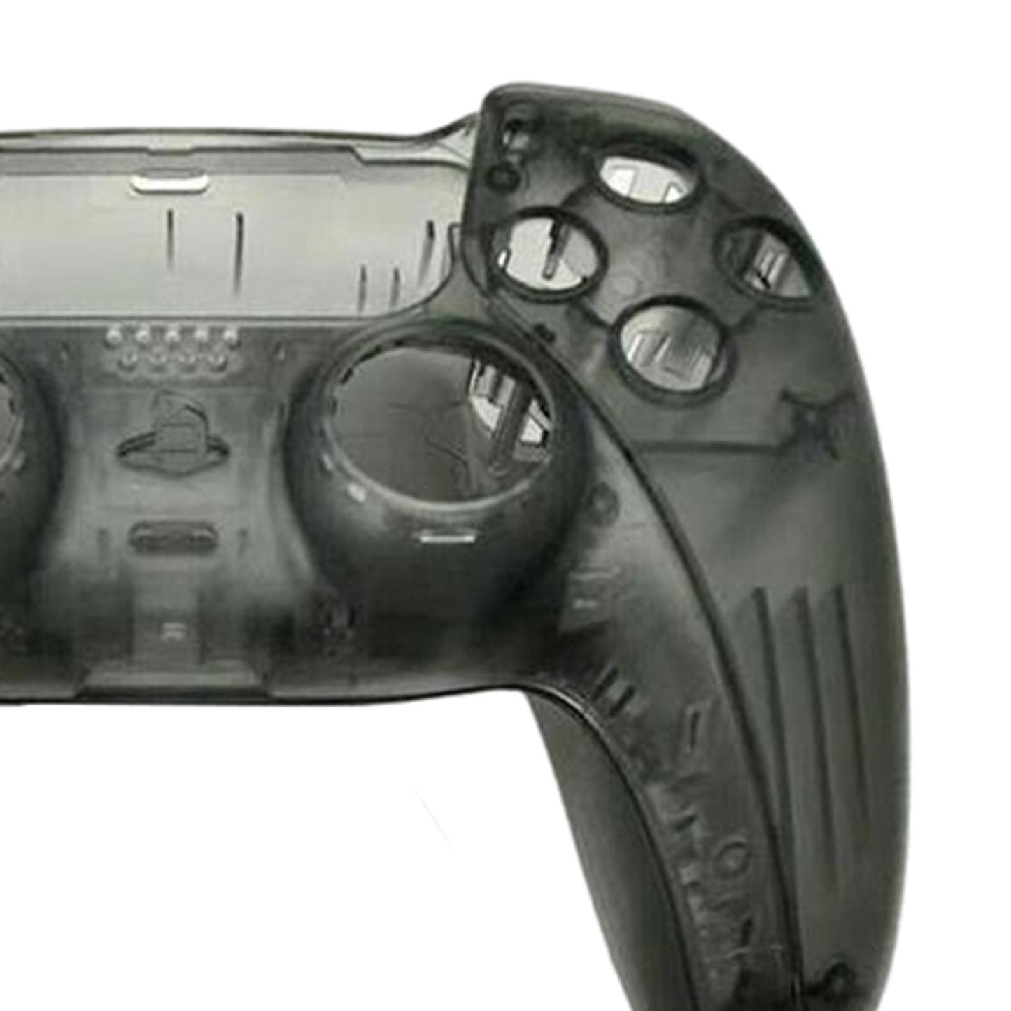 Transparent Gamepad Cover Touch Pad Cover For PS5 Controller Black