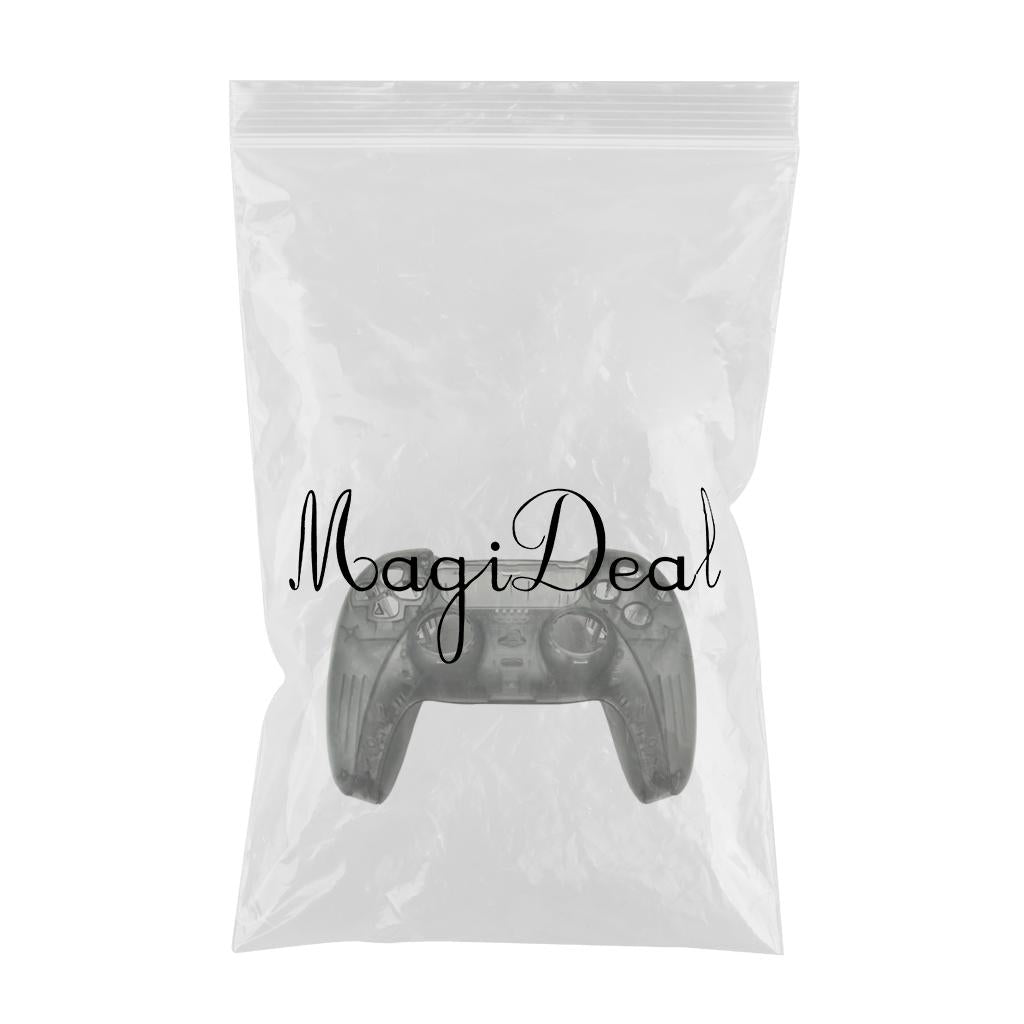 Transparent Gamepad Cover Touch Pad Cover For PS5 Controller Black