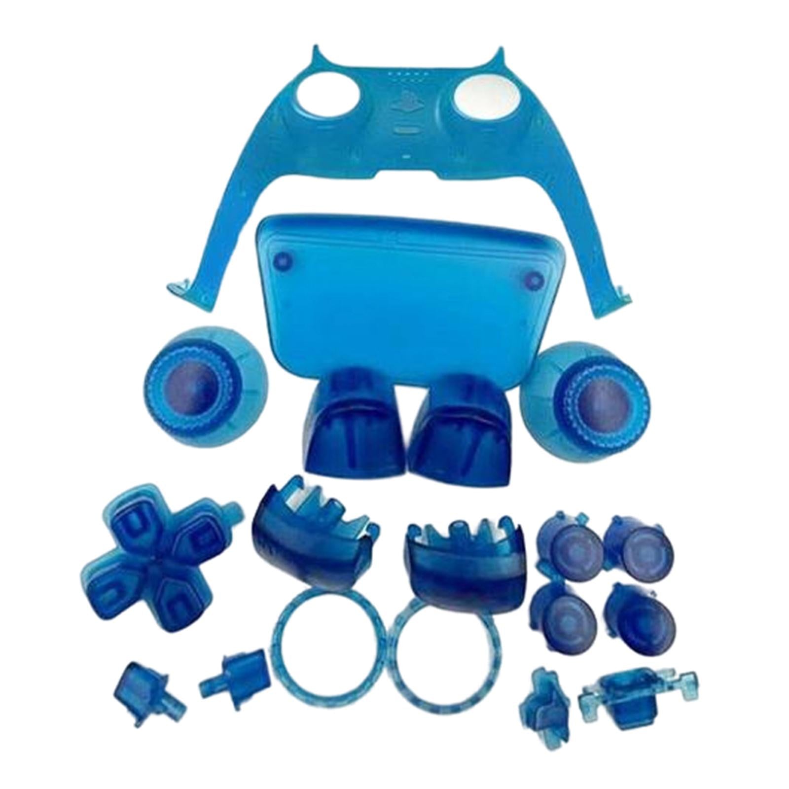 Transparent Gamepad Cover Touch Pad Cover For PS5 Controller Blue
