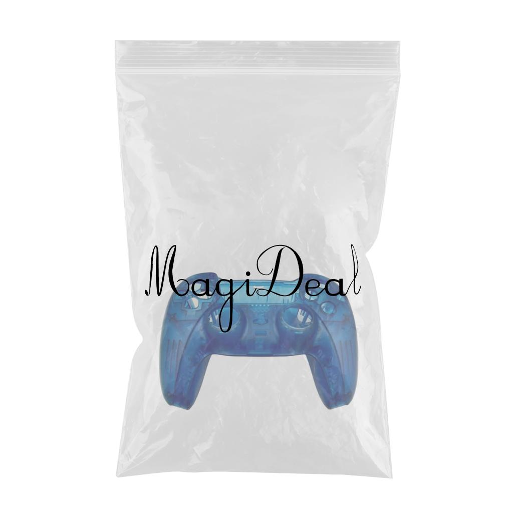 Transparent Gamepad Cover Touch Pad Cover For PS5 Controller Blue